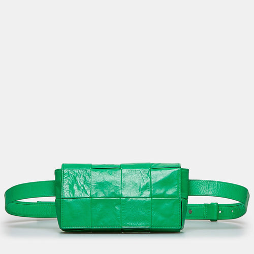 Bottega Veneta Calfskin Intrecciato Cassette Belt Bag