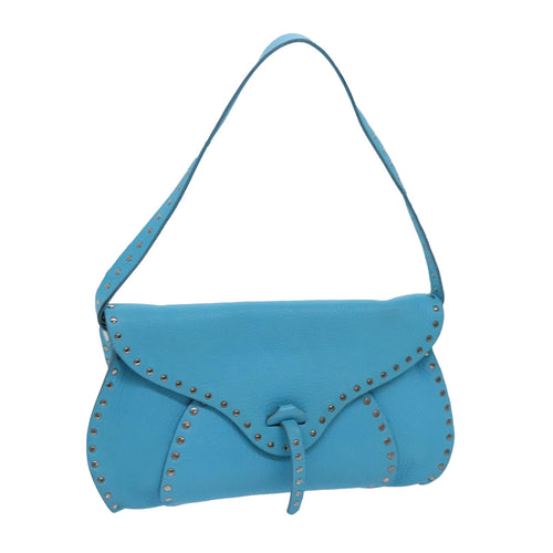 CELINE Shoulder Bag Light Blue  72402