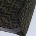 FENDI Zucca Canvas Vanity Cosmetic Pouch Brown Black72408