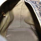 FENDI Zucca Canvas Vanity Cosmetic Pouch Brown Black72408