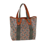 CELINE C Macadam Canvas Tote Bag Orange  72422