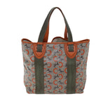 CELINE C Macadam Canvas Tote Bag Orange  72422