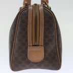 CELINE Macadam Canvas Hand Bag PVC Brown  72451