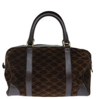 CELINE Macadam Canvas Boston Bag Brown  72454
