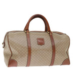 CELINE Macadam Canvas Boston Bag Beige  72470