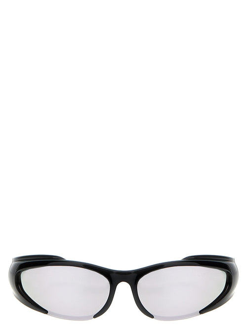 Balenciaga Unisex 'Reverse Xpander Rectangle' Sunglasses