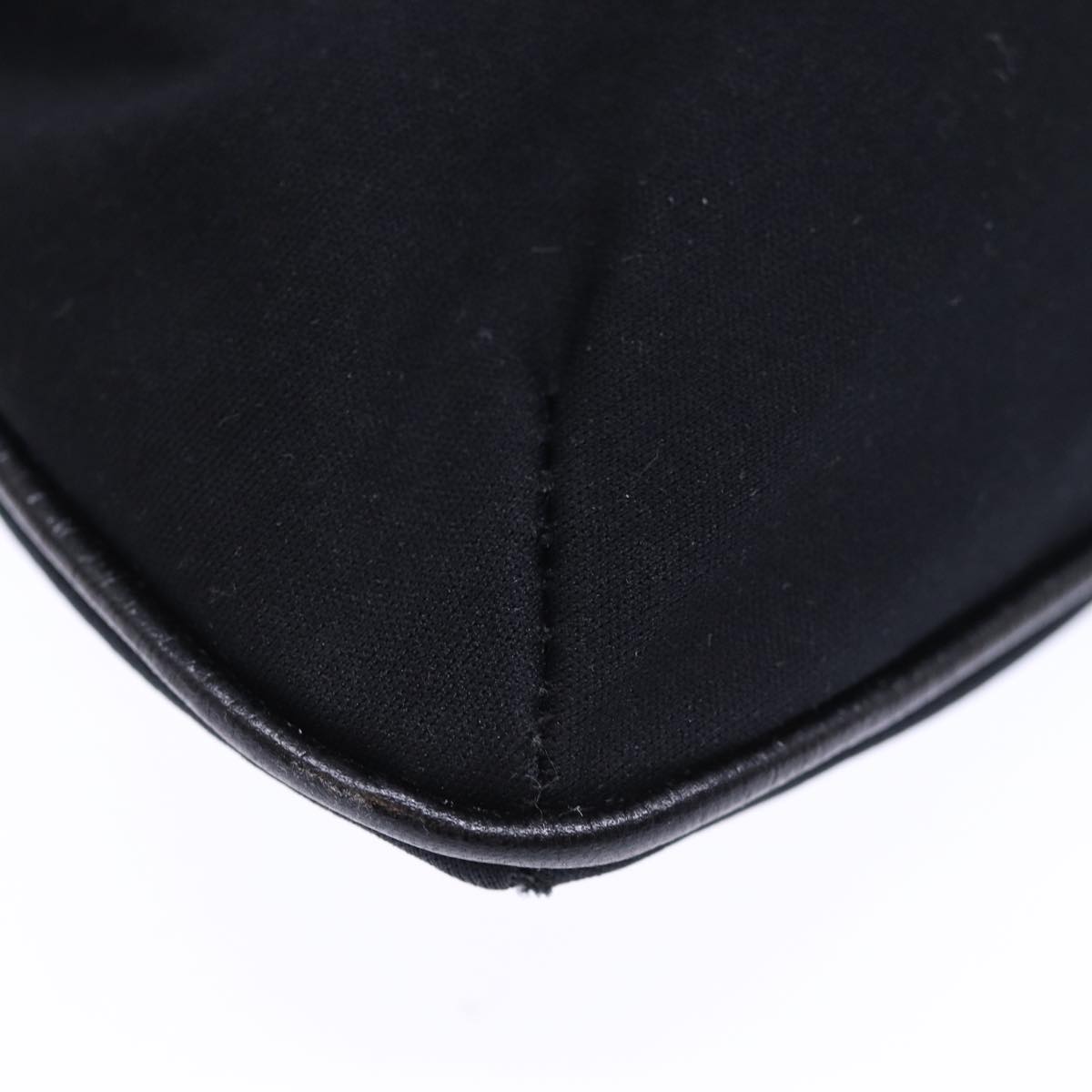 FENDI Mamma Baguette Shoulder Bag Nylon Black72512