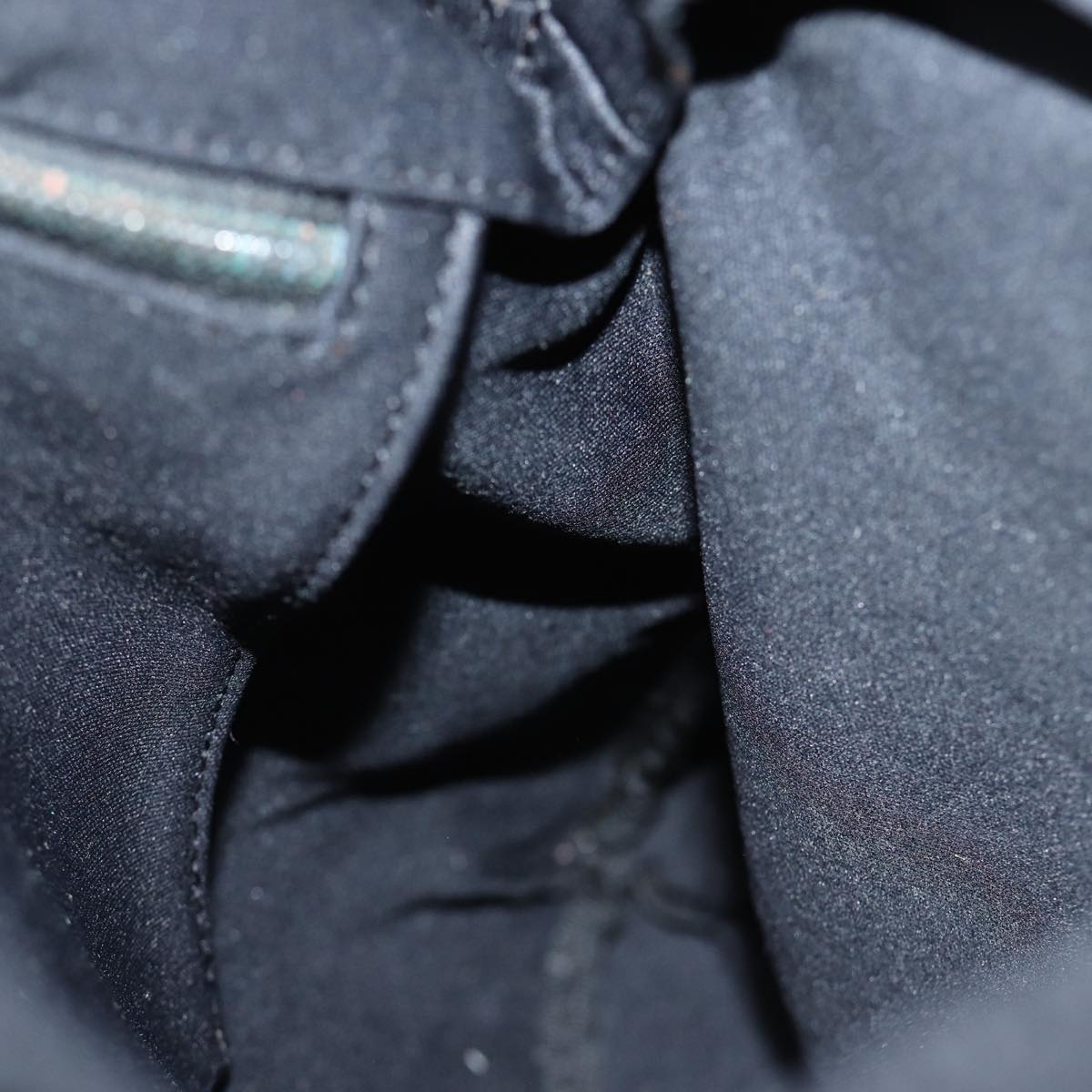 FENDI Mamma Baguette Shoulder Bag Nylon Black72512