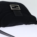 FENDI Mamma Baguette Shoulder Bag Nylon Black72512