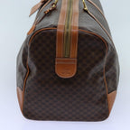 CELINE Macadam Canvas Boston Bag PVC Brown  72518