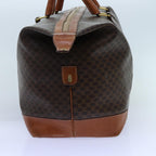 CELINE Macadam Canvas Boston Bag PVC Brown Auth 72587