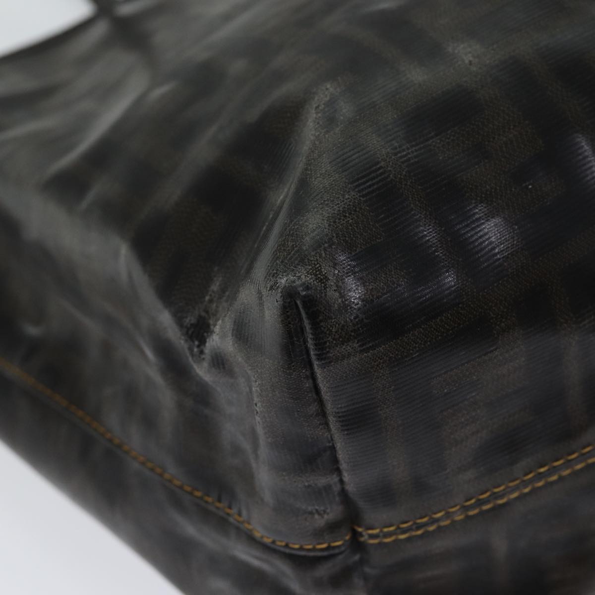 FENDI Zucca Canvas Tote Bag Coated Canvas Brown72588