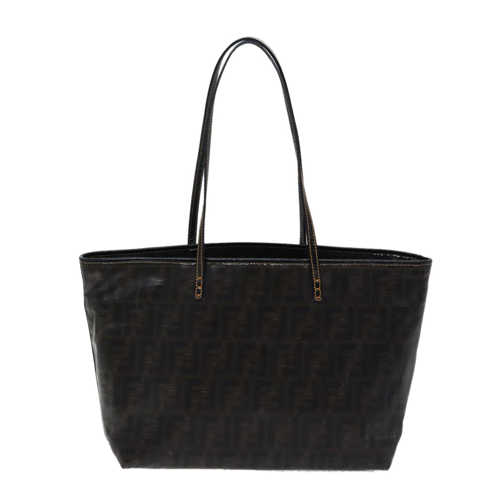 FENDI Zucca Canvas Tote Bag Coated Canvas Brown72588