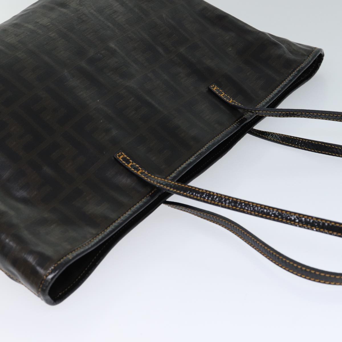 FENDI Zucca Canvas Tote Bag Coated Canvas Brown72588