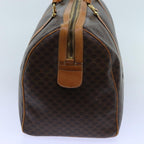 CELINE Macadam Canvas Boston Bag PVC Brown Auth 72611