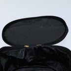 FENDI Zucca Canvas Vanity Hand Bag Gold Black72634