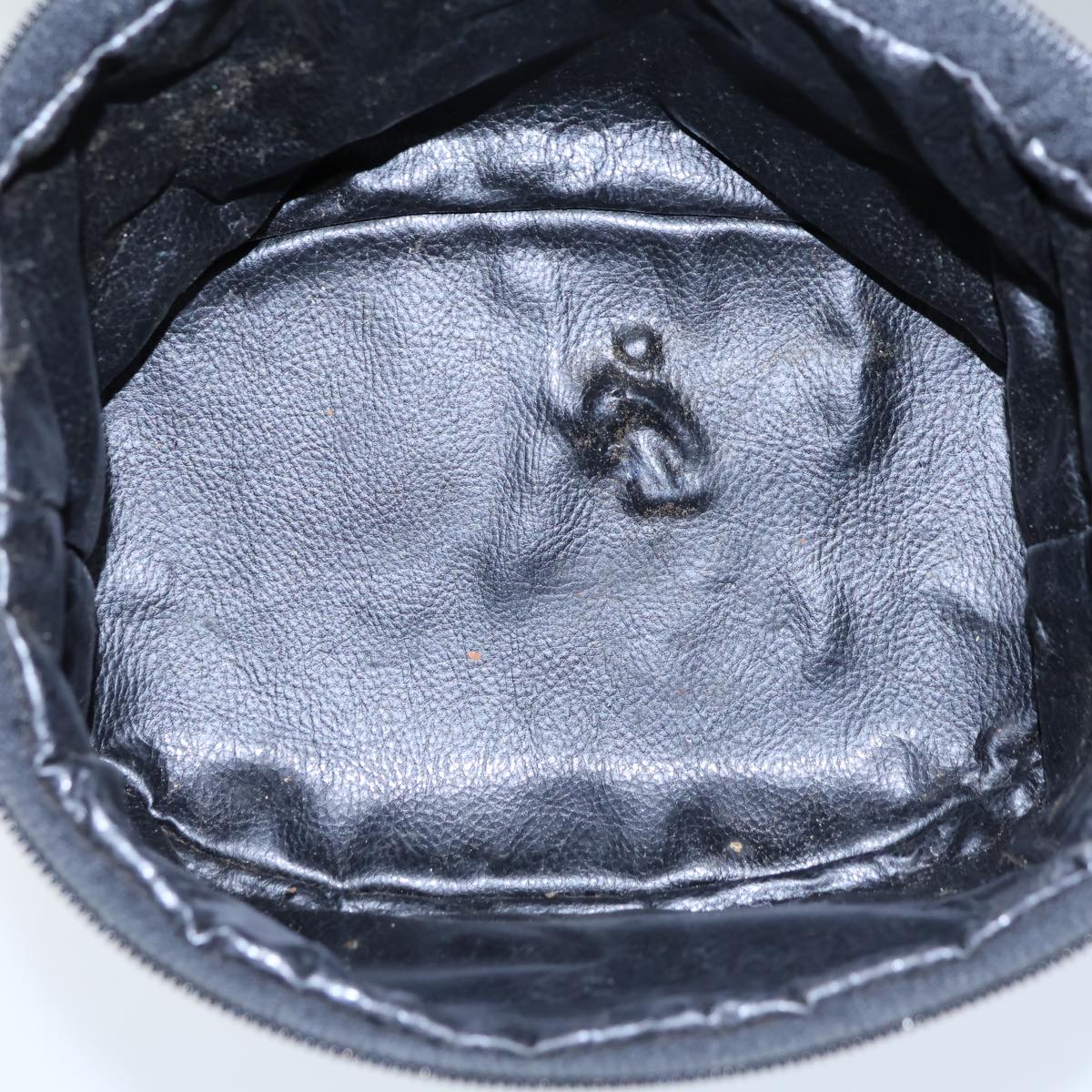 FENDI Zucca Canvas Vanity Hand Bag Gold Black72634