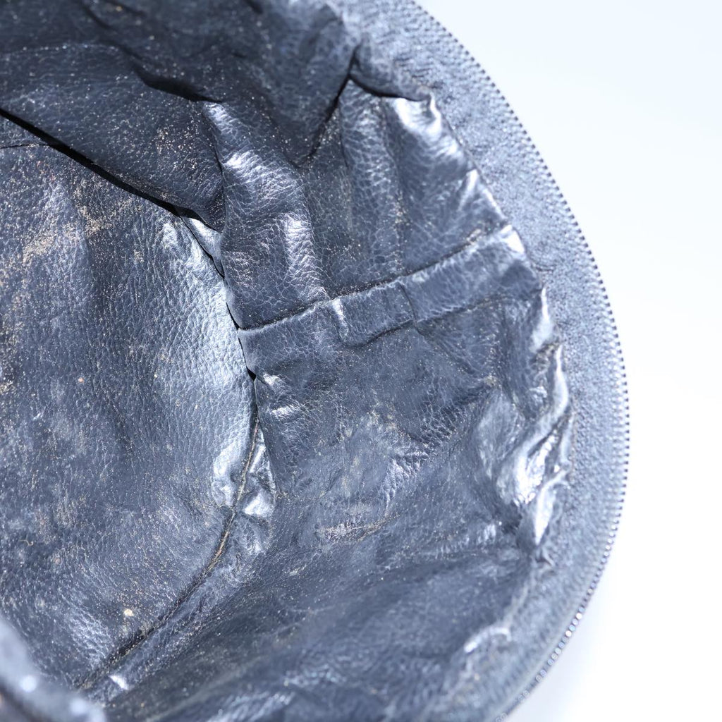 FENDI Zucca Canvas Vanity Hand Bag Gold Black72634