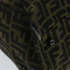 FENDI Zucca Canvas Boston Bag 2way Brown72698