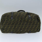 FENDI Zucca Canvas Boston Bag 2way Brown72698