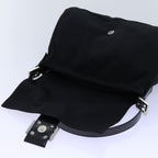 FENDI Mamma Baguette Shoulder Bag Nylon Black72742