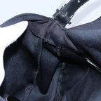 FENDI Mamma Baguette Shoulder Bag Nylon Black72742