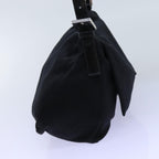 FENDI Mamma Baguette Shoulder Bag Nylon Black72742