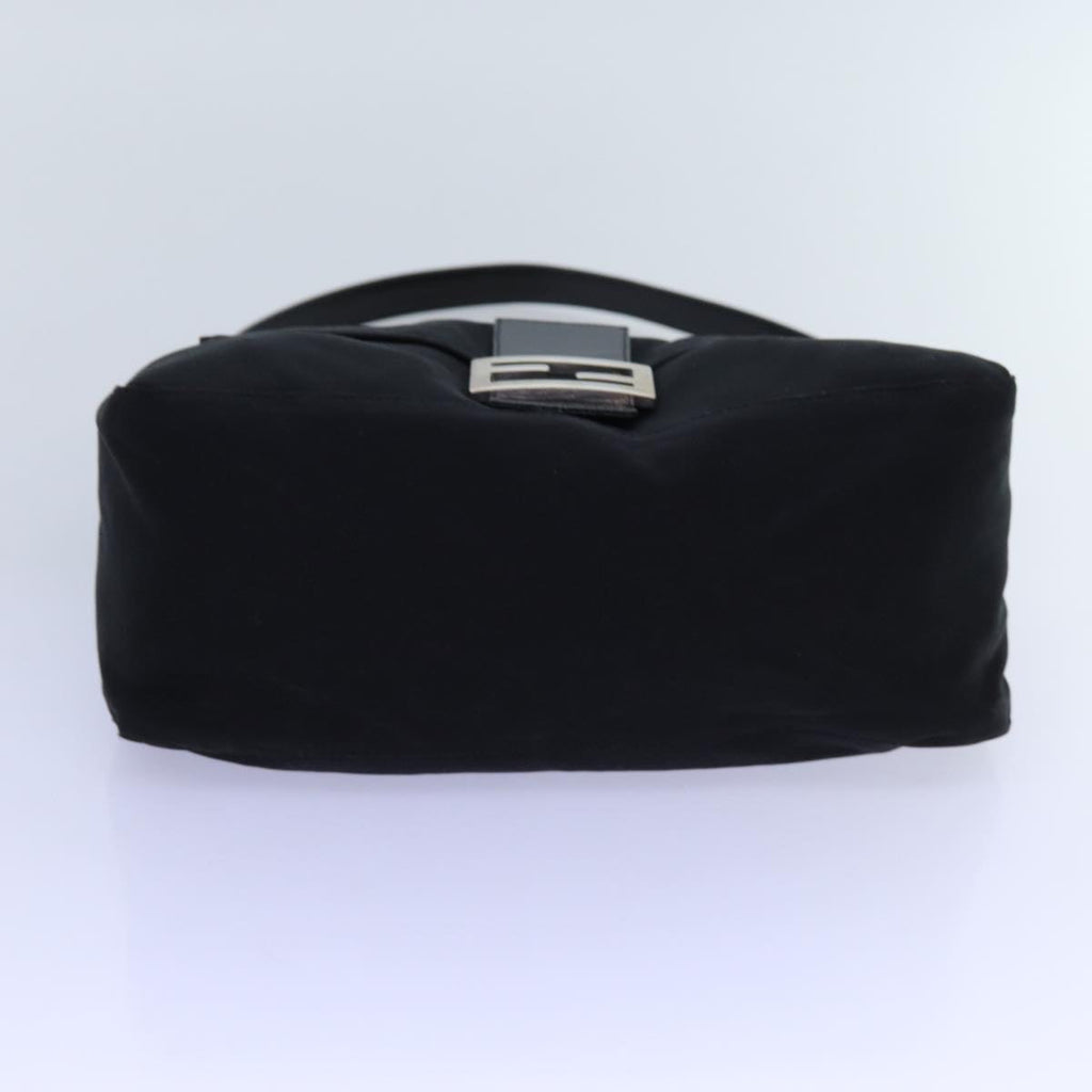 FENDI Mamma Baguette Shoulder Bag Nylon Black72742