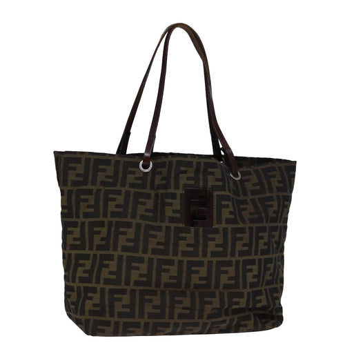 FENDI Zucca Canvas Tote Bag Brown72779