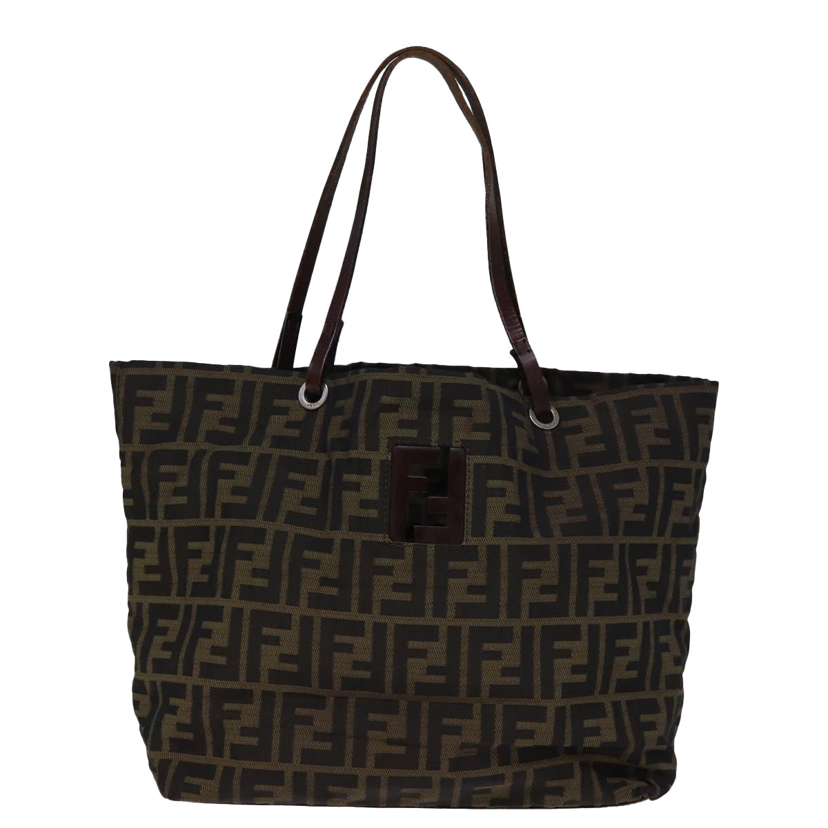 FENDI Zucca Canvas Tote Bag Brown72779