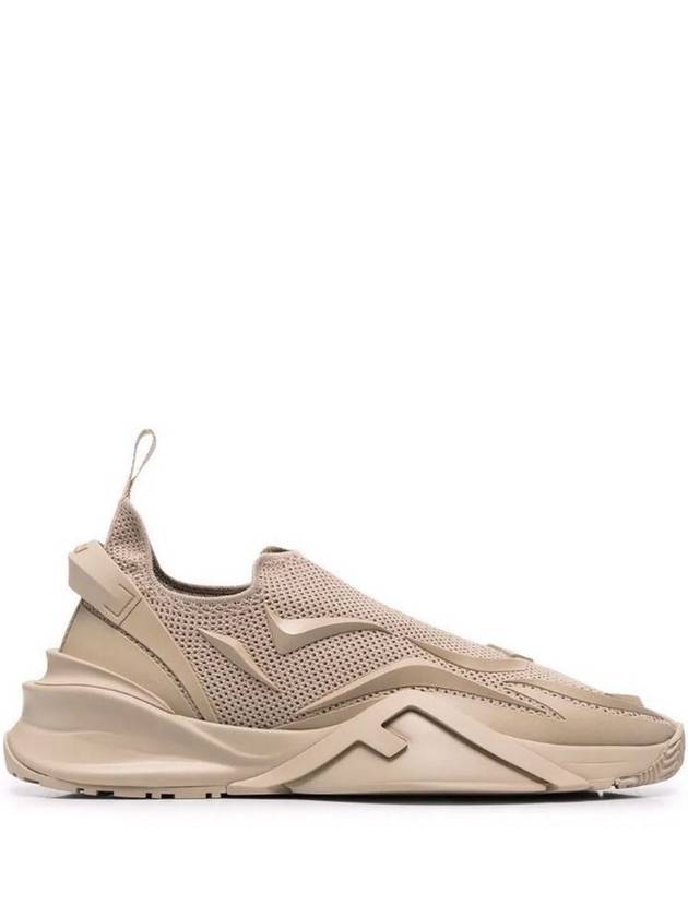 Fendi Flow Mesh Low Top Sneakers Beige