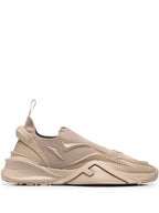 Fendi Flow Mesh Low Top Sneakers Beige