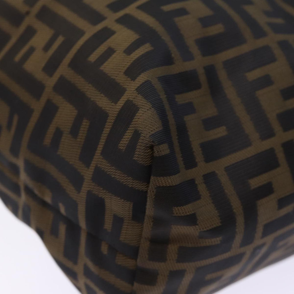 FENDI Zucca Canvas Hand Bag 2Set Black Brown72894