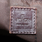 FENDI Zucca Canvas Hand Bag 2Set Black Brown72894
