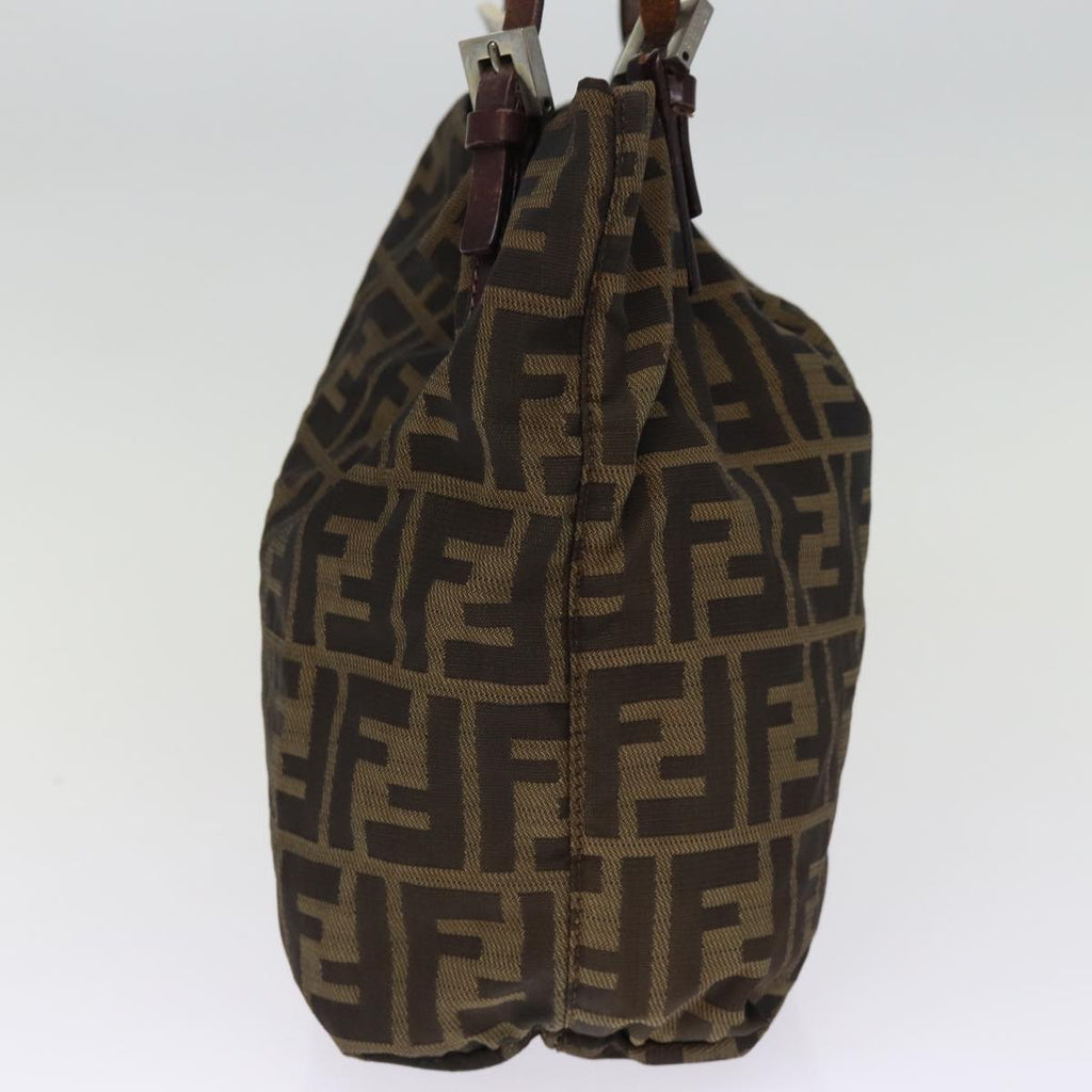 FENDI Zucca Canvas Hand Bag 2Set Black Brown72894