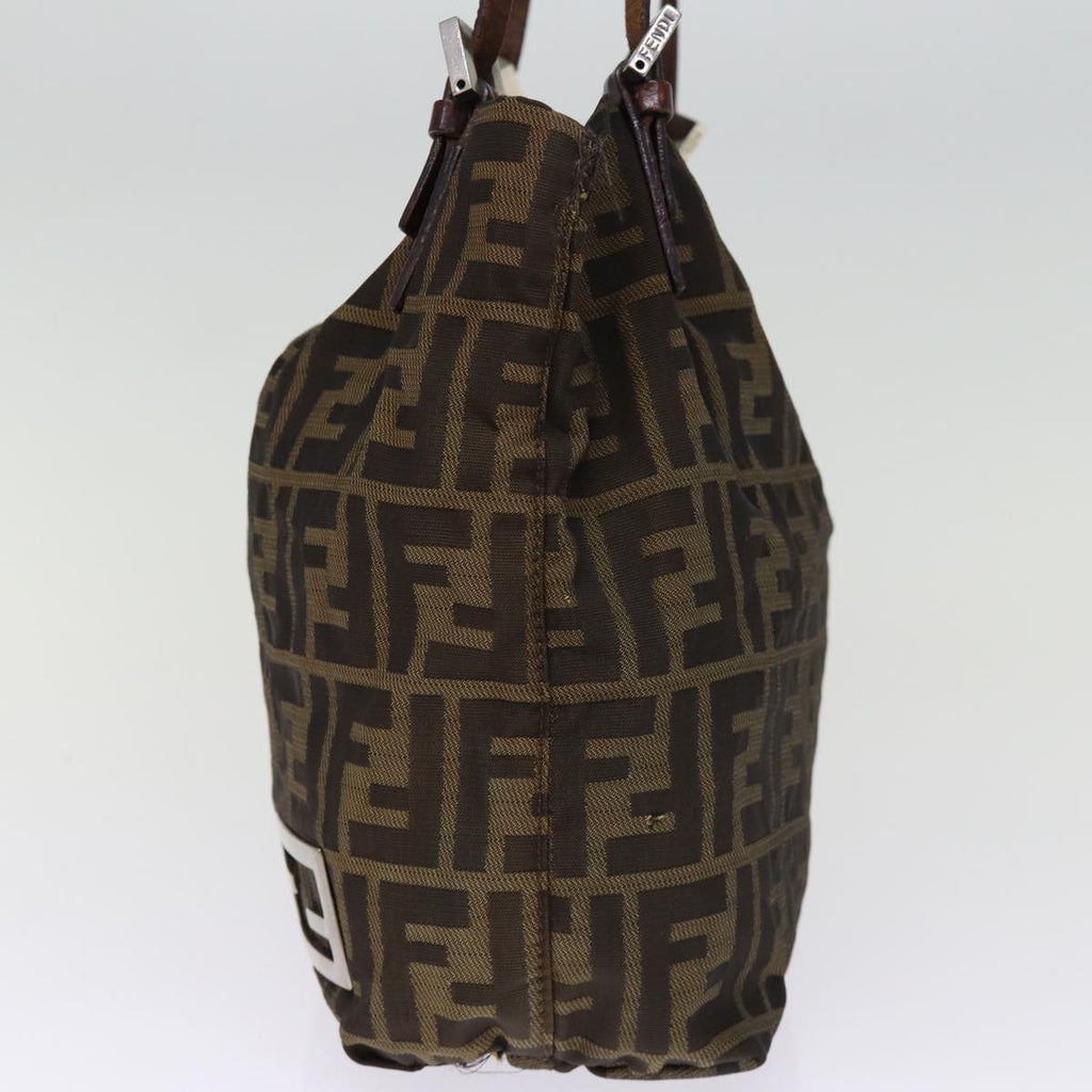 FENDI Zucca Canvas Hand Bag 2Set Black Brown72894