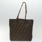 FENDI Zucca Canvas Hand Bag 2Set Black Brown72894