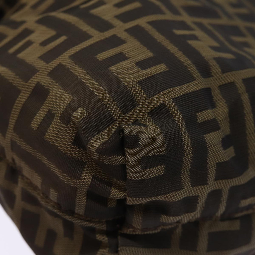 FENDI Zucca Canvas Hand Bag 2Set Black Brown72894