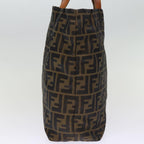 FENDI Zucca Canvas Hand Bag 2Set Black Brown72894