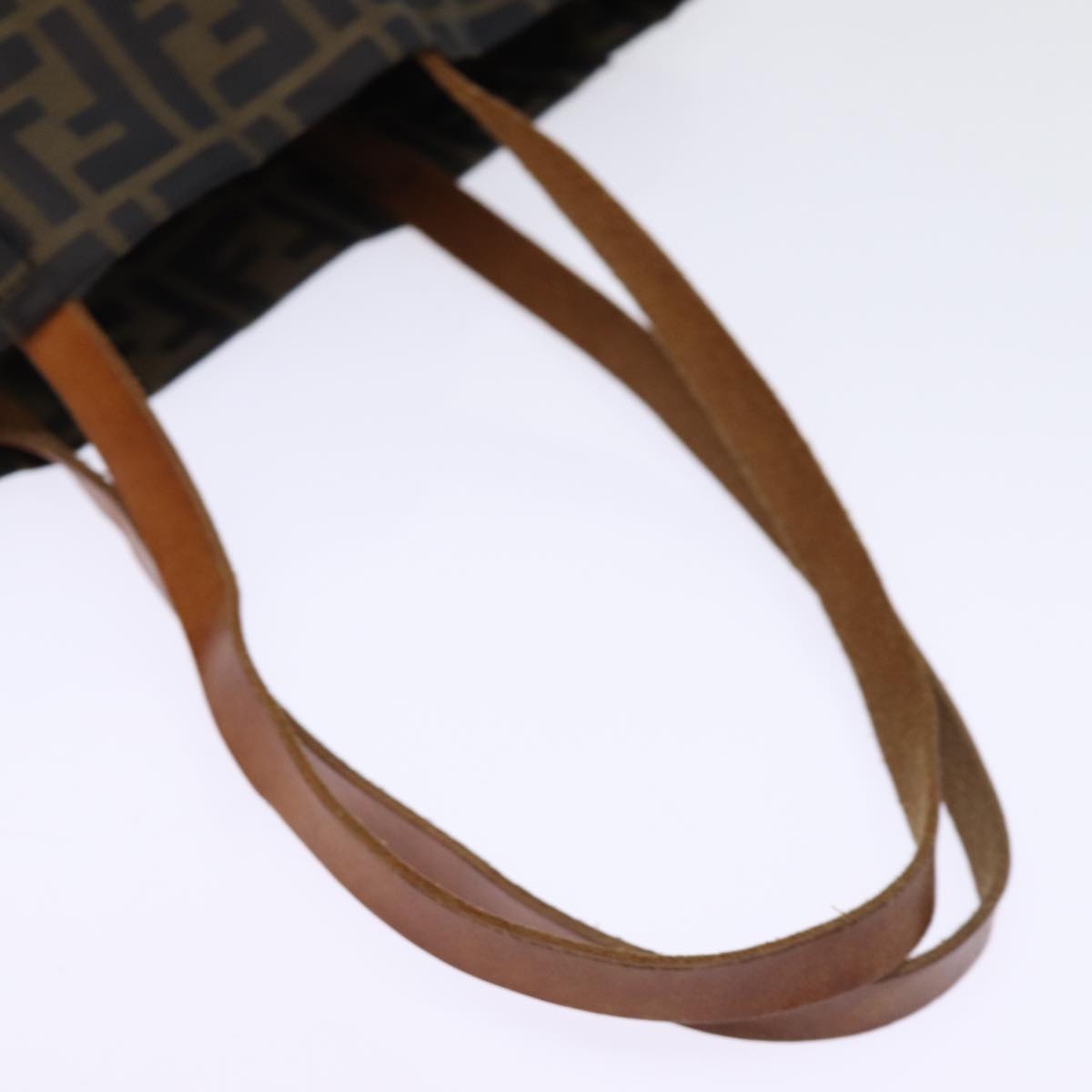 FENDI Zucca Canvas Hand Bag 2Set Black Brown72894