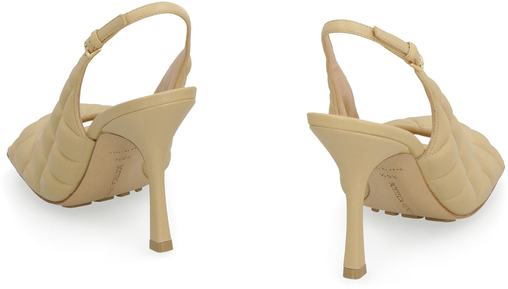 BOTTEGA VENETA Padded Leather Slingback Pumps