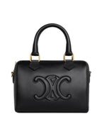 CELINE Boston Small Smooth Calfskin Tote Bag Black