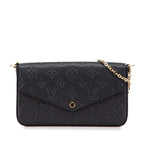 Louis Vuitton Pochette Felicie Monogram Empreinte Shoulder Bag