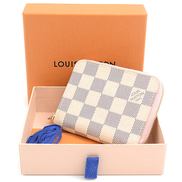 Louis Vuitton Damier Azur Zippy Coin Purse N60229