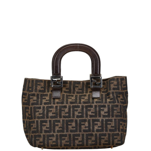 Fendi  Canvas Leather Tote Bag ()