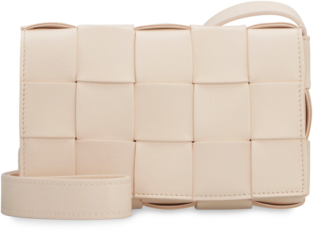 BOTTEGA VENETA Mini Intrecciato Leather Crossbody Handbag