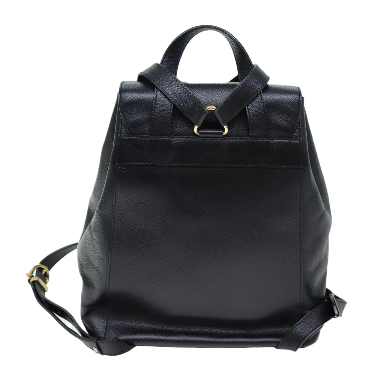 CELINE Backpack Leather Black  73090