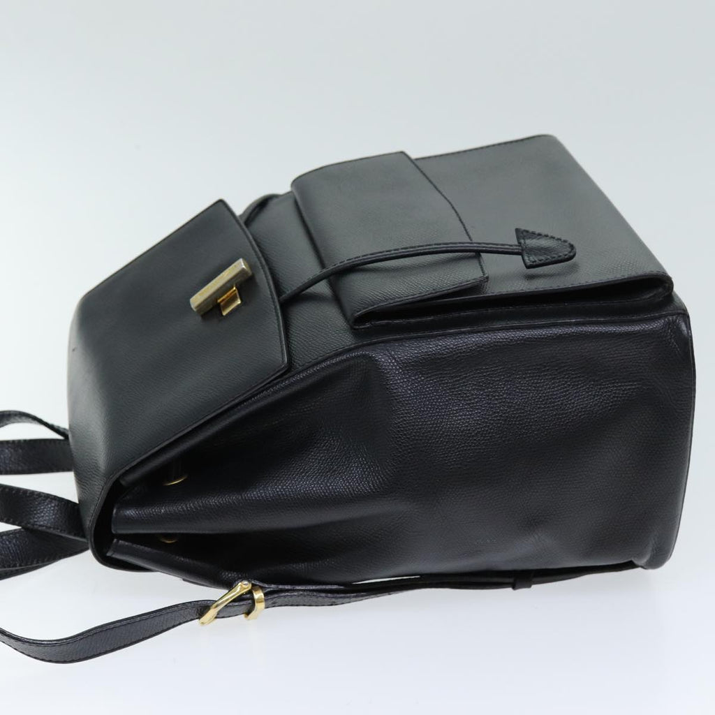 CELINE Backpack Leather Black  73090
