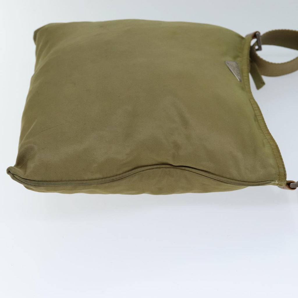 PRADA Shoulder Bag Nylon Beige 73098
