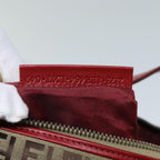 FENDI Zucchino Canvas Shoulder Bag Beige73133